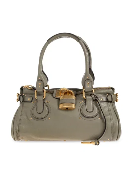 Torebka Chloe skórzana zielona