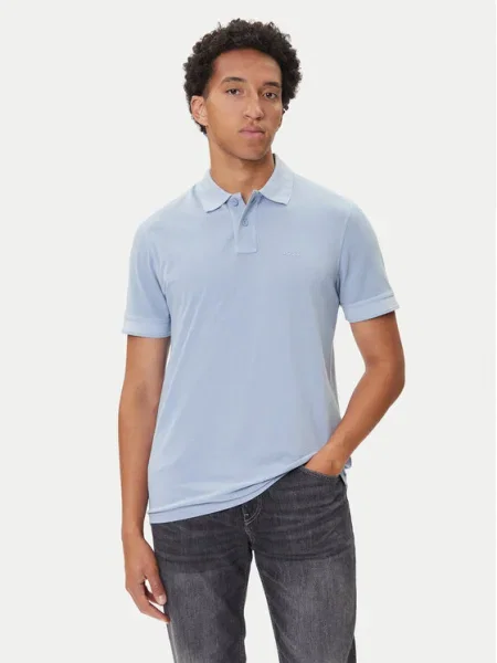 BOSS Orange polo tričko pánske Prime modrá