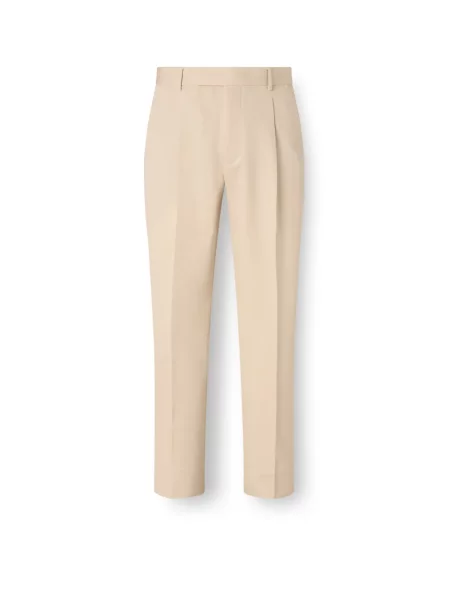 Pantaloni Zegna de lână alb
