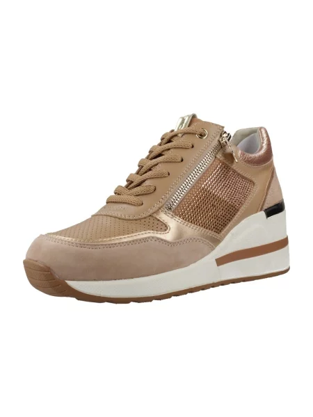 Pantofi Stonefly din piele de căprioară roz
