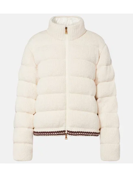 Geacă cu puf Moncler alb