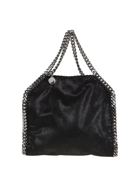 Mała mały torebka skórzana Stella Mccartney elegancka czarna