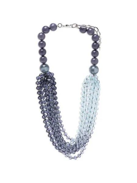 Colier Emporio Armani cu mărgele albastru