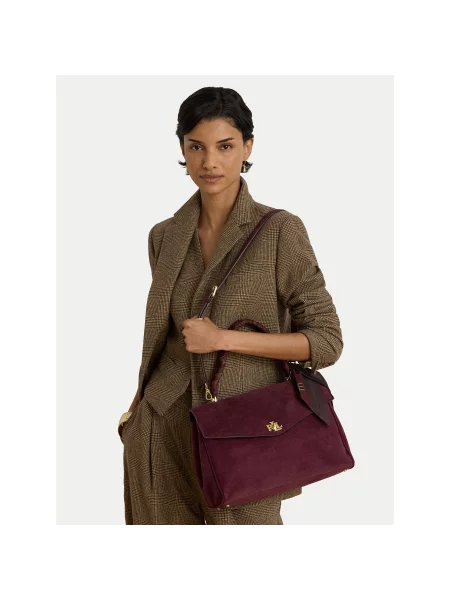 Τσάντα LAUREN RALPH LAUREN Farrah Μπορντό