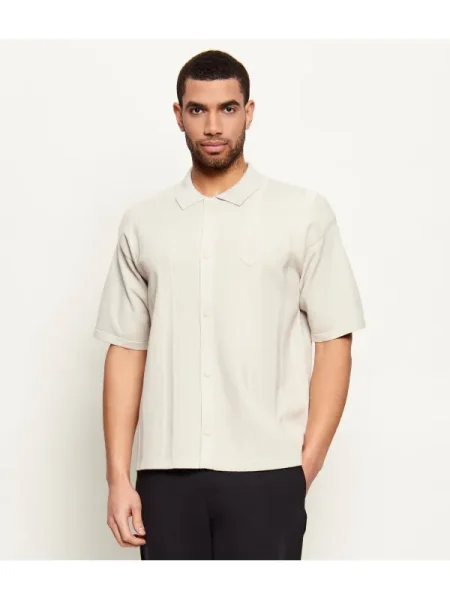 BOSS GREEN Polo KN_BB BC Lux PS | Relaxed fit bej