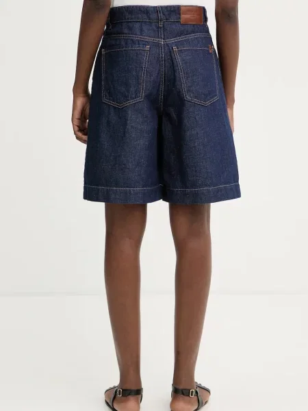 Szorty jeansowe Weekend Max Mara niebieskie