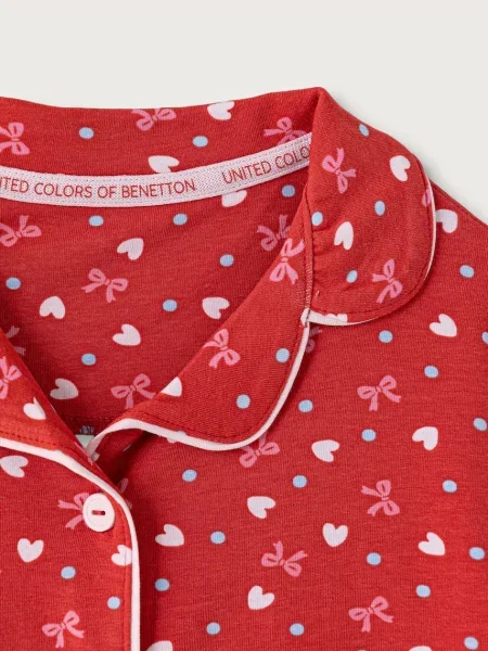 United Colors of Benetton роздільна піжама дитяча з бавовною