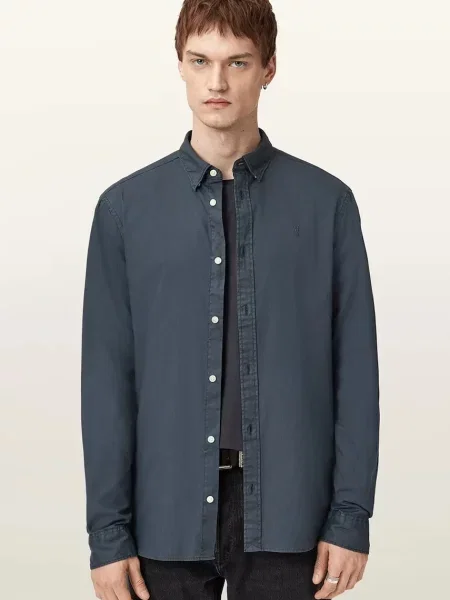 Рубашка Allsaints черная