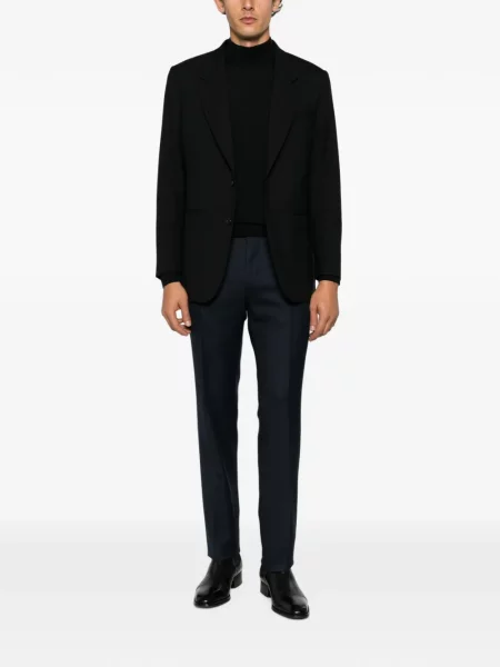 Pantaloni Tom Ford în carouri albastru