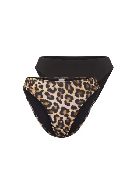 Trendyol Slip costum de baie maro caramel / maro cappuccino / maro închis negru