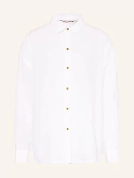 Barbour Lněná Košile Hampton bílá