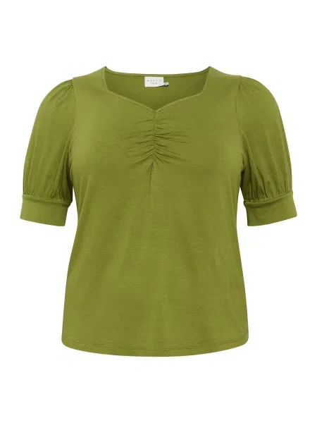 KAFFE CURVE Tricou Sissy oliv