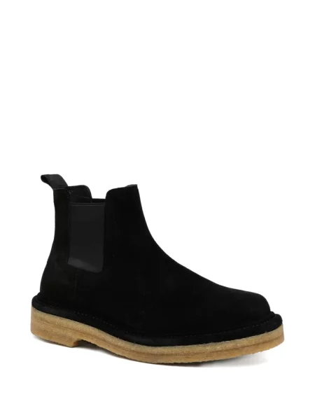 Botine chelsea James Perse din piele de căprioară negru