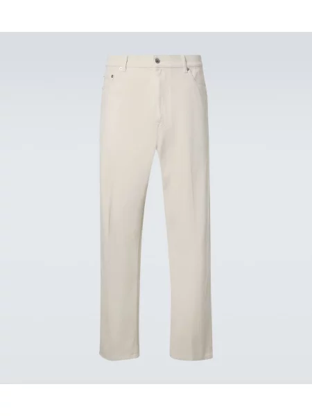 Pantaloni cu picior drept Dunhill bej