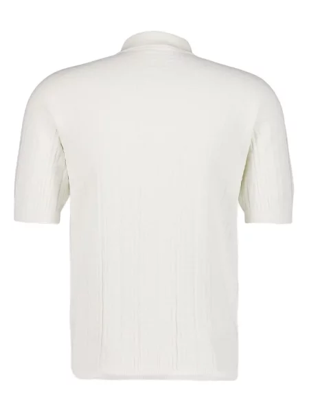 Polo Balmain tricotate alb