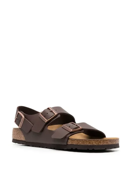 Sandale Birkenstock cu cataramă maro