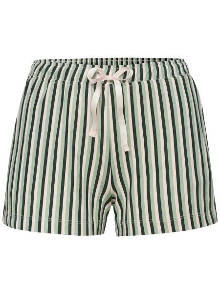 S.Oliver Pantaloni de pijama verde deschis / verde închis alb