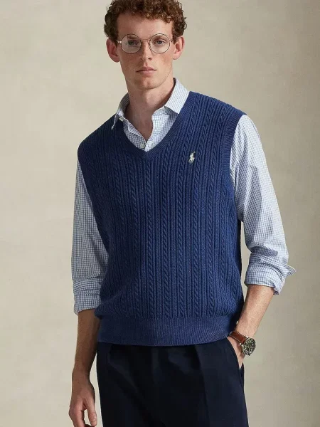 Brezrokavnik Polo Ralph Lauren modra