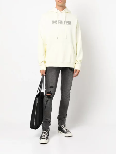 Hoodie Ksubi με σχέδιο κίτρινο