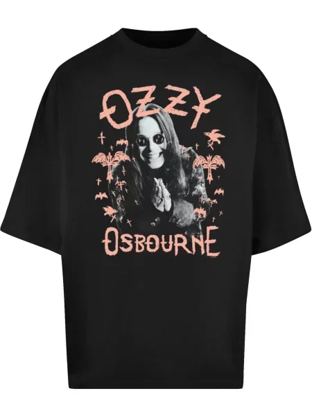 Merchcode Tričko Ozzy Osbourne mix barev černá