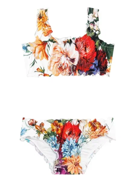 Bikini dziecięce Dolce And Gabbana białe