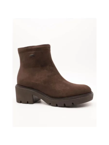 Pantofi Viguera din piele de căprioară maro