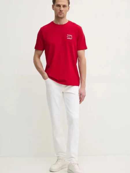 Tommy Hilfiger tričko červené