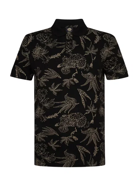 Petrol Industries Tricou bej negru