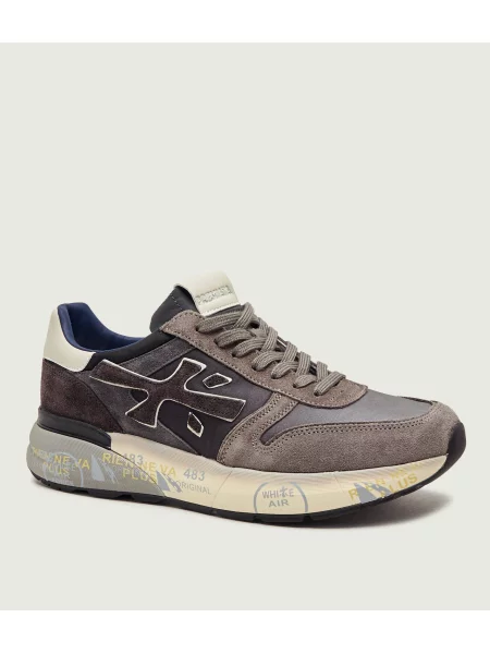 Premiata Sneakers Mick | piele întoarsă gri
