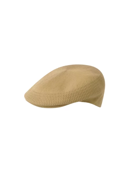 Czapka z daszkiem Kangol w tropikalny nadruk beżowa