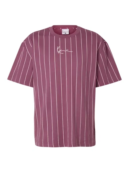 Karl Kani Tricou Essential mov zmeură alb