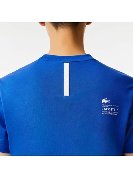 Lacoste Koszulka Regular Fit Z Nadrukiem Piqué
