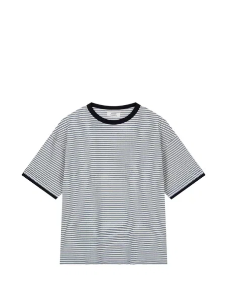 Pruhované tričko Tomboy bílé