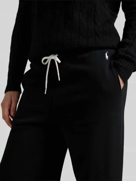 Spodnie dresowe Polo Ralph Lauren z logo czarne