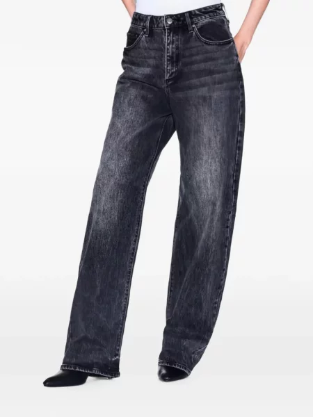 Blugi Armani Exchange cu 5 buzunare gri