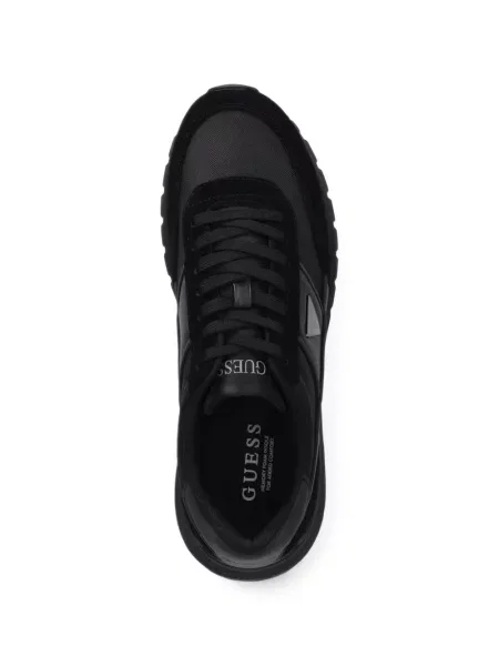 Sneakerși Guess cu autograf negru