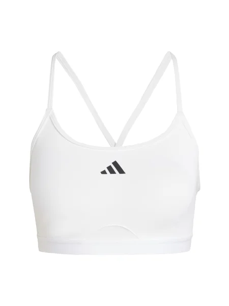 ADIDAS PERFORMANCE Αθλητικό σουτιέν Aeroreact μαύρο λευκό