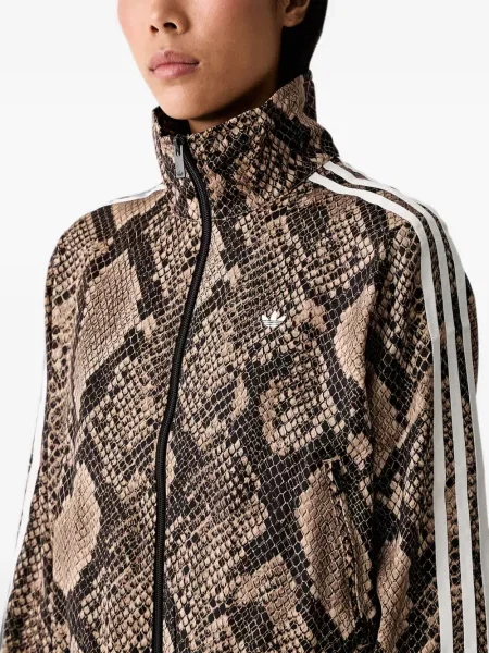 Hanorac Adidas cu broderie cu dungi alergare roz