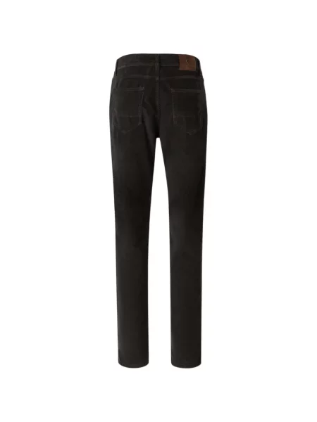 Pantaloni Richard J. Brown de catifea cord maro