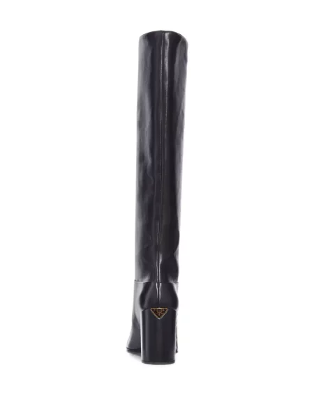 Botine Prada din piele negru