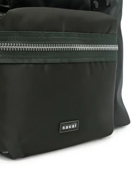Geantă shopper Sacai verde