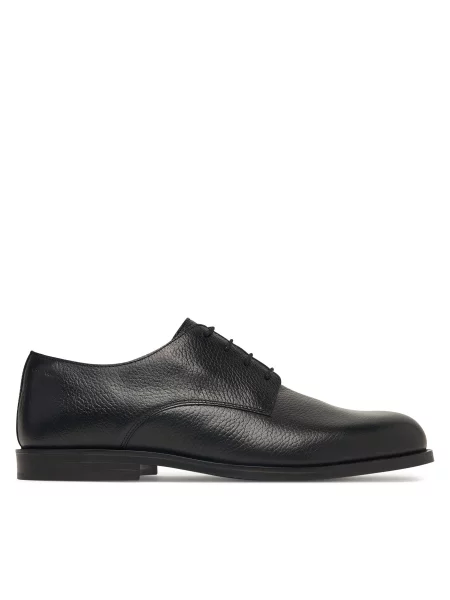 Calvin Klein Nizki čevlji Ess Rubber Derby črna
