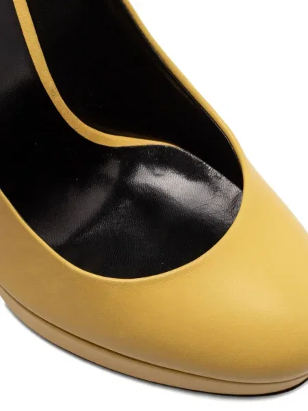 Pantofi cu toc Barbara Bui cu platformă galben