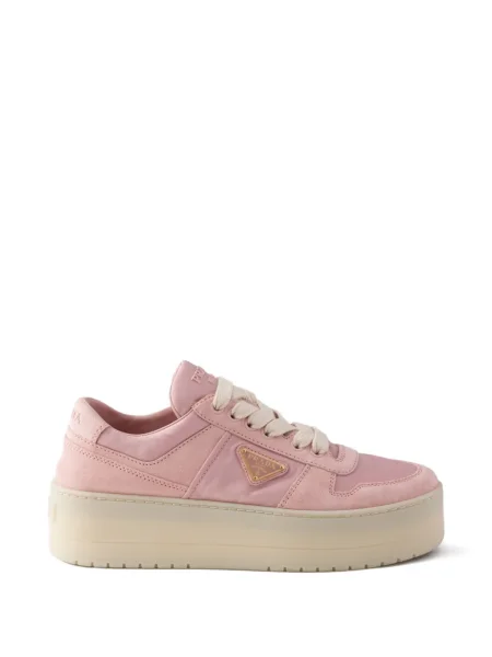 Sneakerși Prada cu platformă roz