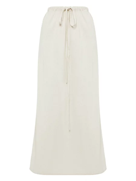 Calli Fustă DRAWSTRING coajă de ou alb