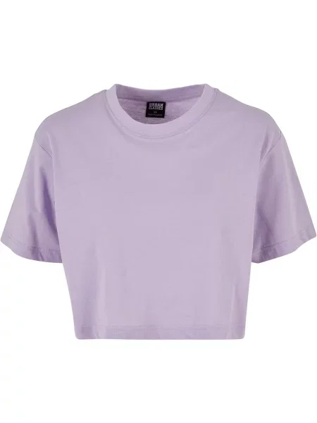 Urban Classics Tricou pastel / mov prună galben