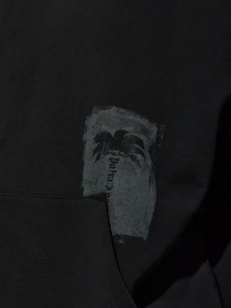 Hanorac cu glugă Palm Angels cu imagine negru