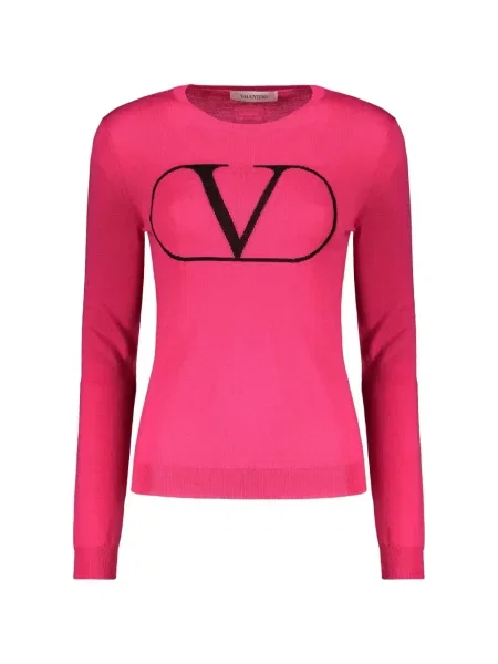 Pulover Valentino Garavani de lână roz