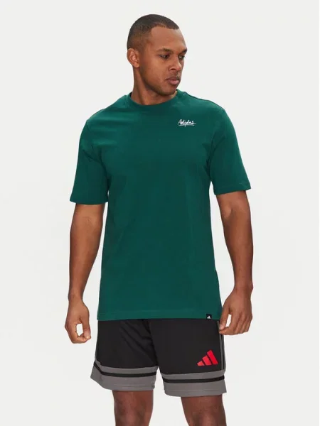 Adidas Футболка Lounge Still Life Bowl Graphic Regular Fit зелений