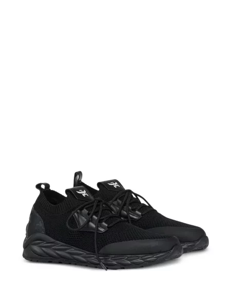 Sneakerși Mcm tricotate cu autograf negru
